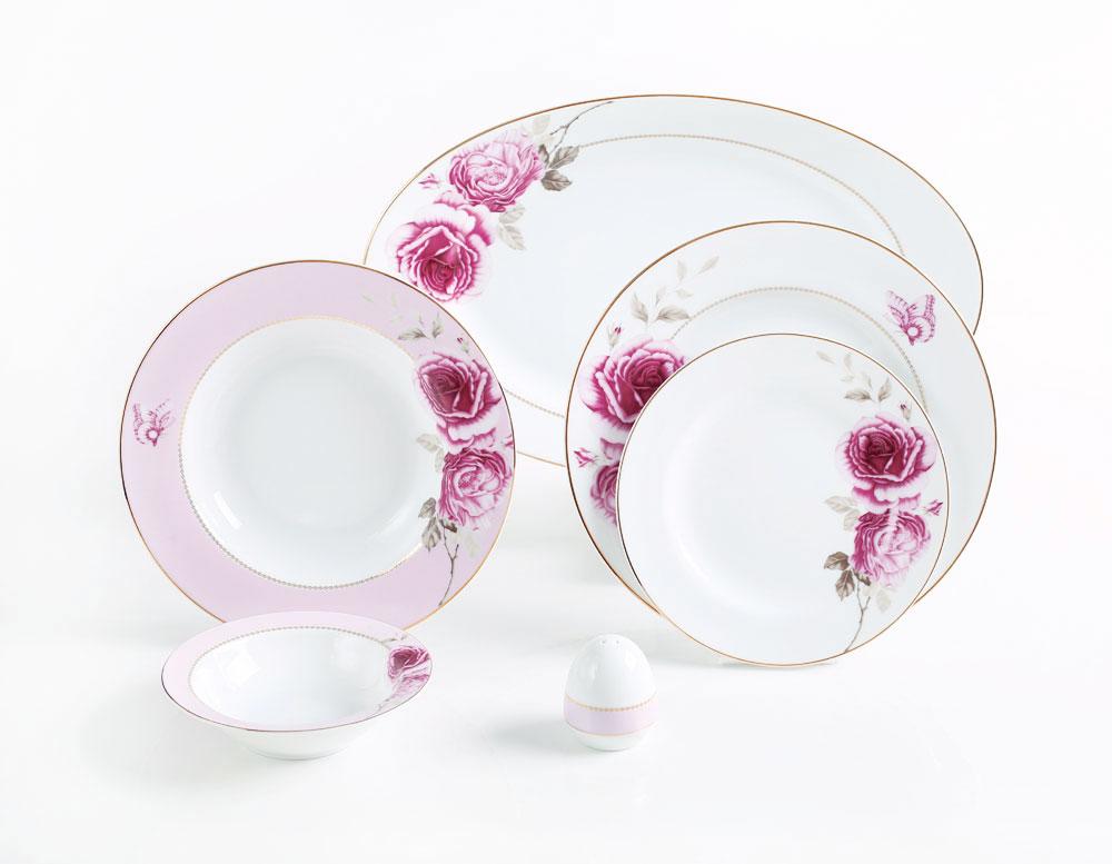 Dinner set - Rose Flower (28pcs)