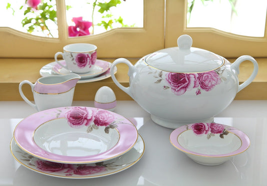 Dinner set - Rose Flower (28pcs)