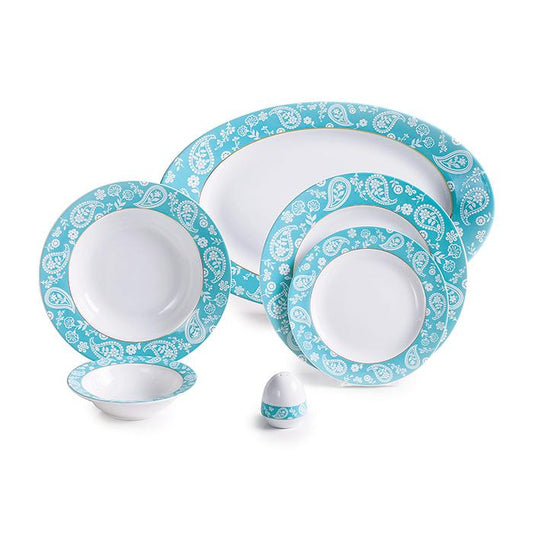 Dinner set - Sarvin Turquoise (28pcs)
